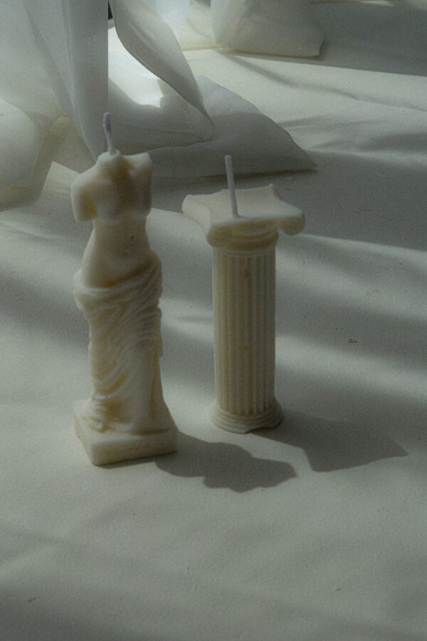 Venus Goddess Soy Wax Candle + Pillar Column